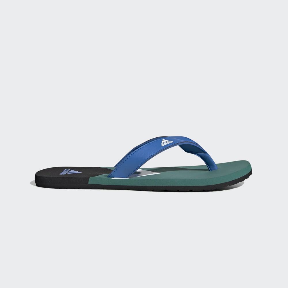 Adidas Eezay Chancletas Azules Para Mujer (MX-14488)